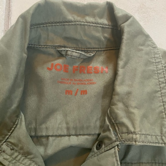 Girls medium army green spring jacket - Picture 3 of 3